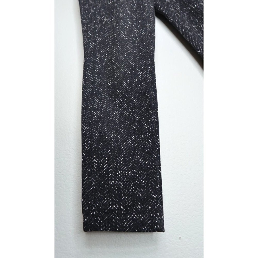 Banana Republic Pants Sloan Fit Slim Ankle Womens Size 4 Black Herringbone - Picture 5 of 12